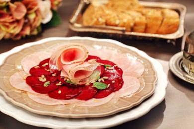 Schab w galarecie a&#8217;la carpaccio z burac